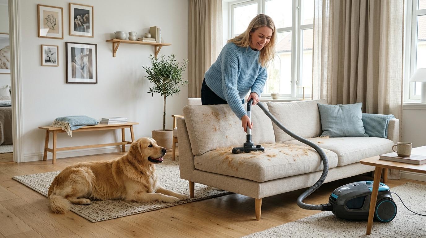 Støvsugere testet mod hundehår og kæledyrshår